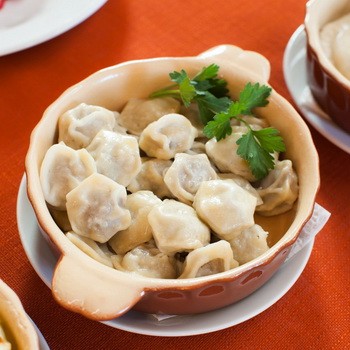 Dumplings et dumplings aux champignons