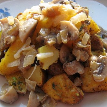 Mâncăruri delicioase cu ciuperci cu cartofi: rețete