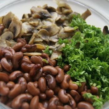 Lenten Bean Dishes with Mushrooms