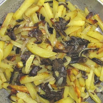 Potato with mushrooms and onions: recipes
