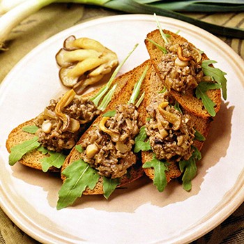 Gomba kaviár sertés gombákból készült receptek szerint