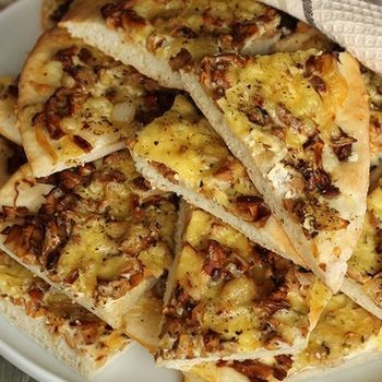 Pizza aux champignons et concombres: recettes maison