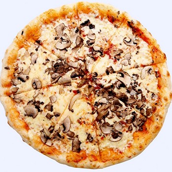 Délicieuse pizza aux champignons: options de cuisson
