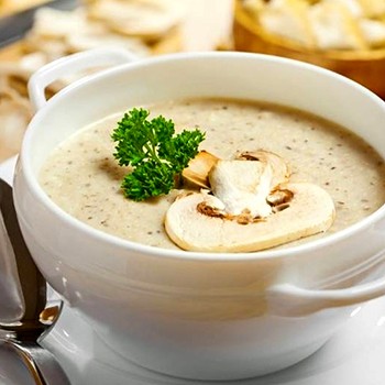 Resipi untuk sup champignon krim yang lazat
