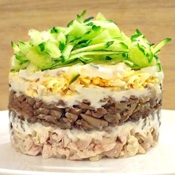 Salades feuilletées aux champignons: recettes originales
